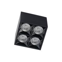 Nowodvorski Zwarte opbouwspot Midi Led 2x2 leds - 4000K 10057