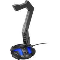 Sharkoon X-Rest 7.1 Actieve houder Hoofdtelefoons, Headset Zwart - thumbnail