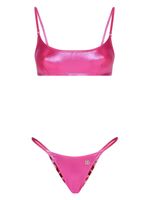 Dolce & Gabbana bikini à effet de brillance - Rose