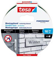 tesa BRICK & STONE 77749-00000-00 Montagetape tesa Powerbond Zwart (l x b) 5 m x 19 mm 1 stuk(s) - thumbnail