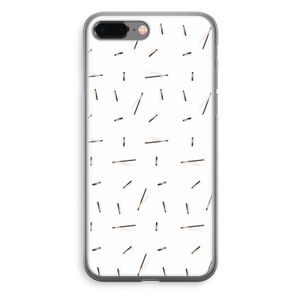 Hipster stripes: iPhone 8 Plus Transparant Hoesje