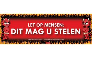 Sticky Devil Let op mensen, dit mag u stelen   -