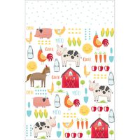 Boerderij Tafelkleed Happy Farm 137x243cm - thumbnail