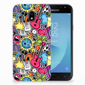 Samsung Galaxy J3 2017 Silicone Back Cover Punk Rock