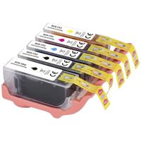 Renkforce Inktcartridge vervangt Canon PGI-525PGBK, CLI-526BK, CLI-526C, CLI-526M, CLI-526Y Compatibel Combipack Zwart, Foto zwart, Cyaan, Magenta, Geel - thumbnail