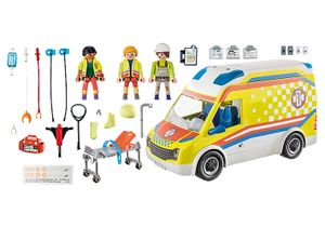 PLAYMOBIL City Life - Ambulance met licht en geluid constructiespeelgoed 71202