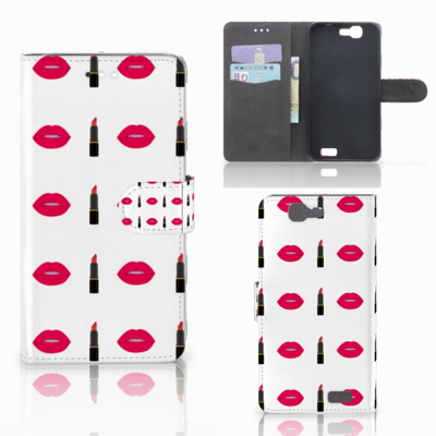Huawei Ascend G7 Telefoon Hoesje Lipstick Kiss
