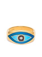 Nialaya Jewelry grande bague Evil Eye - Or - thumbnail