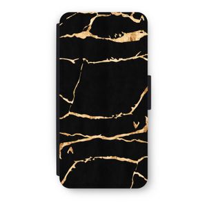 Gouden marmer: iPhone 7 Flip Hoesje