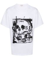 Alexander McQueen t-shirt à imprimé graphique - Blanc - thumbnail