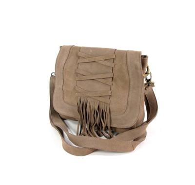 Handgemaakte schoudertas KYOTO BAG Taupe