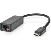 USB-netwerkadapter | USB 3.2 Gen 1 | 2.5 Gbps | USB-C© Male | RJ45 Female | 0.20 m | Rond | Vernik - thumbnail