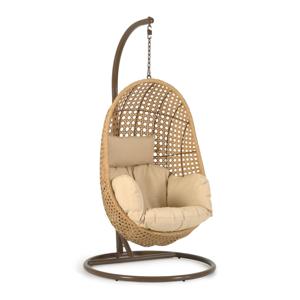 Kave Home Cira Natuurlijk, Beige Hangende ei-stoel