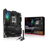 ASUS ROG STRIX X670E-F Gaming WIFI moederbord socket AMD AM5 (Ryzen 7000, ATX, DDR5 geheugen, 4x M.2, USB 3.2 Gen 2x2, PCIe 5.0, Q-release, M.2 backplate, WiFi 6E, Aura Sync), Divers