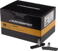 Jagwire schijfremblokken, Mountain Sport remschoen V-brake op aluminium velg, 25 stuks grijs