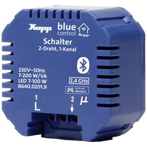 Blue-Control 8640.0201.9 1-kanaals Schakelactor Schakelvermogen (max.) 3600 W Blauw