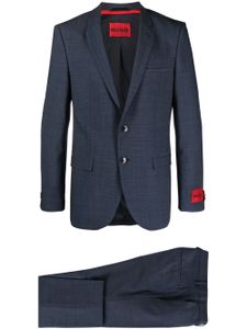 HUGO costume à veste à simple boutonnage - Bleu