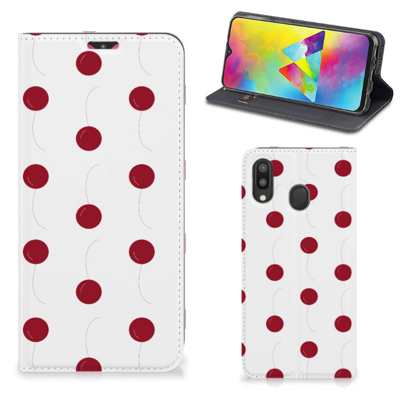 Samsung Galaxy M20 Flip Style Cover Cherries Samsung Galaxy M20 Flip Style Cover Cherries