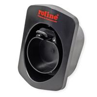 ROLINE muurbeugel voor e-car laadkabel, met kabelopberging en vergrendeling