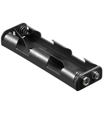Goobay 11985 Batterijhouder 4 AA (penlite) Drukknopaansluiting (l x b x h) 109 x 32 x 16.2 mm
