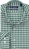 Sleeve7 Heren Overhemd Groen Ruit Poplin