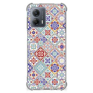 Motorola Moto G53 Anti-Shock Hoesje Tiles Color