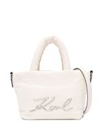 Karl Lagerfeld small K/Signature padded tote bag - Tons neutres