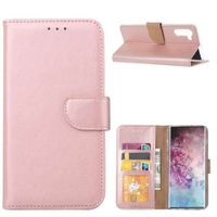 Samsung Galaxy Note 10 Plus Hoesje Rose met Pasjeshouder