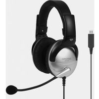 Koss SB45 USB Headset Hoofdband USB Type-A Zwart, Zilver