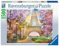 Ravensburger puzzel Verliefd in Parijs - Legpuzzel - 1500 stukjes