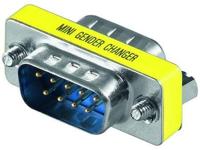 Goobay Seriële adapter [1x D-SUB-stekker 9-pol. - 1x D-SUB-stekker 9-pin.] 0,00 m geel