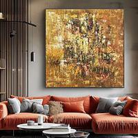 handgemaakte olieverf canvas kunst aan de muur decoratie moderne abstracte figuur voor thuis kamer decor gerold frameloze ongespannen schilderij Lightinthebox