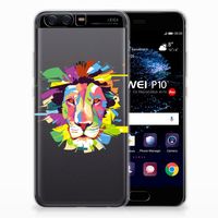 Huawei P10 Telefoonhoesje met Naam Lion Color - thumbnail