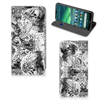 Mobiel BookCase Nokia 2.3 Skulls Angel - thumbnail