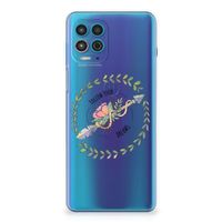 Motorola Moto G100 Telefoonhoesje met Naam Boho Dreams