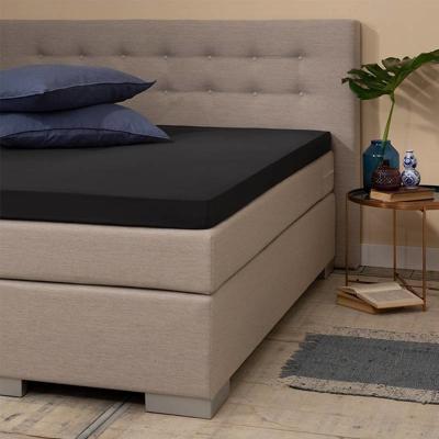 Jersey Topper Hoeslaken - Silver - Zwart Jersey Topper Hoeslaken - Silver - Zwart