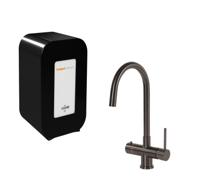 HotSpot Titanium Calisto kokend water kraan met Solo 4 liter boiler, Gun Metal