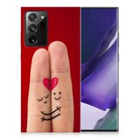 Samsung Galaxy Note20 Ultra Silicone Back Cover Liefde - Origineel Romantisch Cadeau