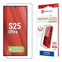 Displex Beschermglas voor Samsung Galaxy S25 Ultra, eco-montageframe, gehard glas, krasbestendige beschermfolie, hoesvriendelijk (premium glas, anti-reflex)