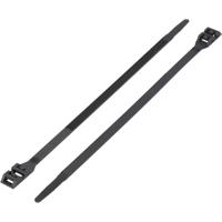 TRU COMPONENTS 1592754 TC-DK-510BK203 Kabelbinder 510 mm 9 mm Zwart Met dubbele kop 1 stuk(s)