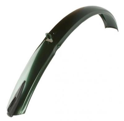 TOM voorspatbord 26-28 inch staal metallic groen TOM voorspatbord 26-28 inch staal metallic groen