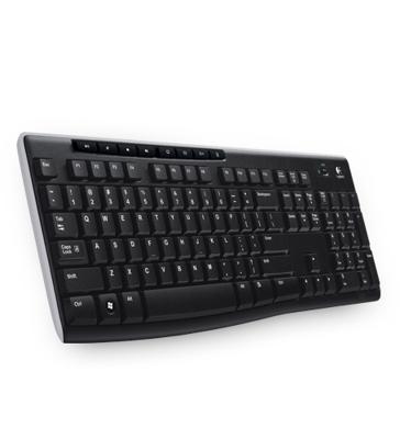 Logitech Wireless Keyboard K270 toetsenbord RF Draadloos QWERTY Engels Zwart