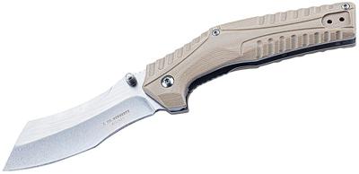 Herbertz zakmes 20 cm RVS/fiberglass zilver/beige Herbertz zakmes 20 cm RVS/fiberglass zilver/beige