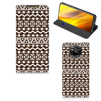 Xiaomi Poco X3 Pro | Poco X3 Hoesje met Magneet Aztec Brown