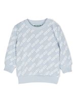 Kenzo Kids sweat à logo imprimé - Bleu - thumbnail