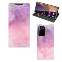 Bookcase Samsung Galaxy Note 20 Ultra Pink Purple Paint - thumbnail