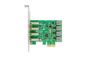 Digitus DS-30226 4 poorten PCI Express kaart USB, USB 1.1, USB 2.0, USB 3.0, USB-A PCIe