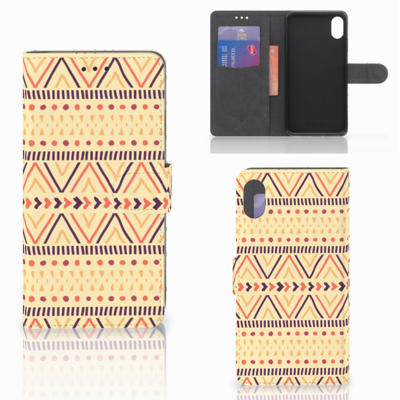 Apple iPhone Xs Max Telefoon Hoesje Aztec Yellow