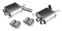 Remus uitlaat passend voor BMW 5 Serie F10 535i(X) - Chrome / Schuin 0899100500LR004655SR