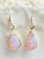 Casual Opal Moonstone Drop Earrings Everyday Versatile Jewelry